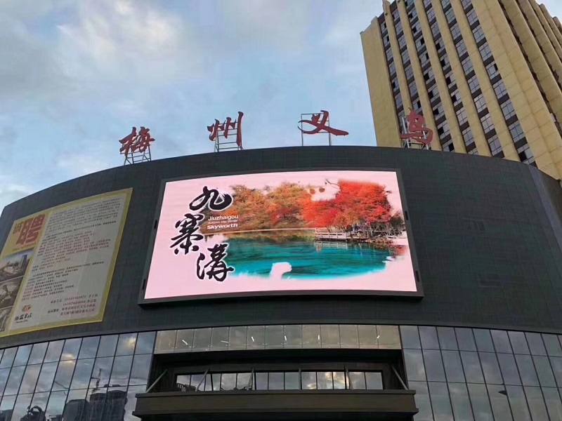 戶外led顯示屏的水波紋現象怎么處理？